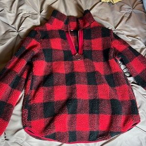 Red Flannel Quarter Zip